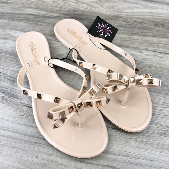 olivia miller jelly slides